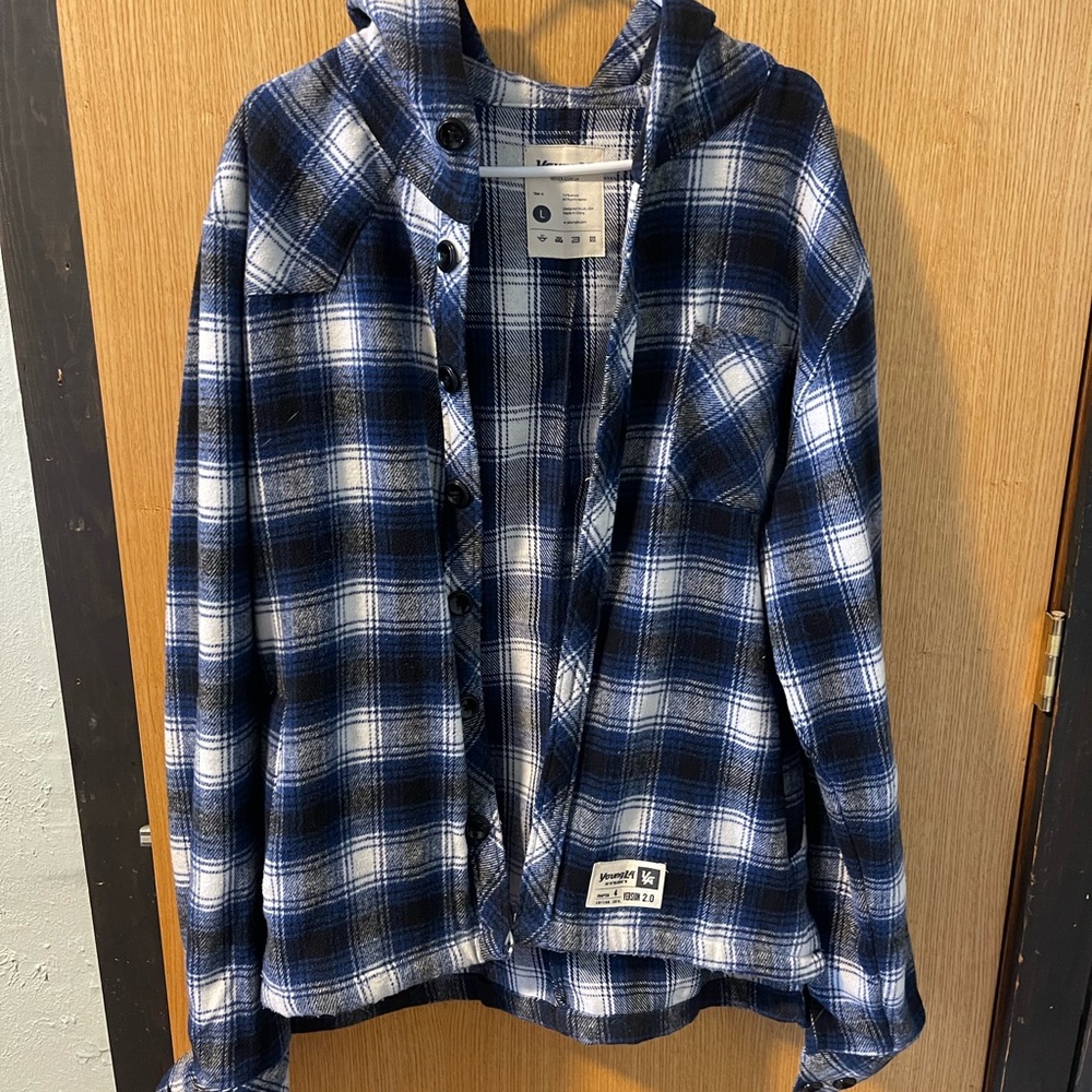 YoungLA Flannel Hoodie